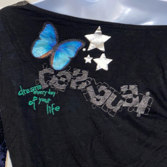 Women’s rare Desiguel multi-pattern Dream L/S knit top. Like new. - Picture 7 of 12